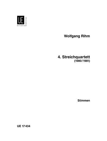 Streichquartett Nr. 4
